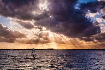 Free Photo of sunbeams, sky, clouds
