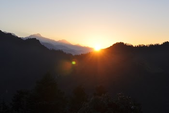 Free Photo of sunrise, dawn, mountains