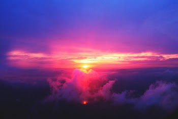 Free Photo of sunset, dusk, sky
