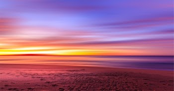 Free Photo of sunset, purple, sky