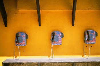Free Photo of telephones, payphones, yellow