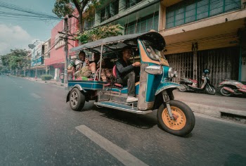 Free Photo of thailand, tuktuk, road