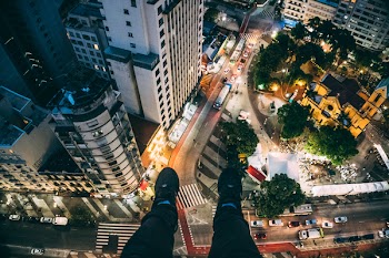 Free Photo of top, aerial, view