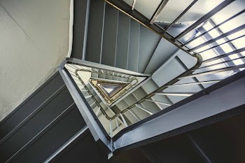 Free Photo of triangle, staircase, architecture