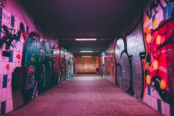 Free Photo of tunnel, dark, night