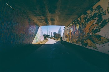 Free Photo of tunnel, graffiti, spray paint