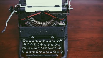 Free Photo of typewriter, keyboard, paper