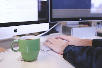 Free Photo of typing, working, business