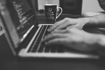 Free Photo of typing, working, macbook