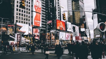 Free Photo of urban, city, billboard