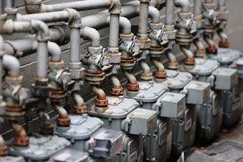 Free Photo of utilities, meters, rust