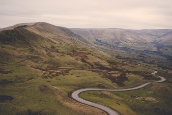 Free Photo of valley, plain, road
