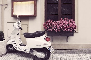 Free Photo of vespa, scooter, moped