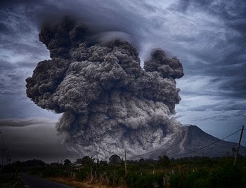 Free Photo of volcano, explosion, nature