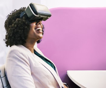 Free Photo of VR, african american, amused