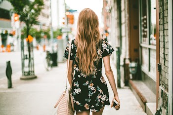 Free Photo of walking, city, girl
