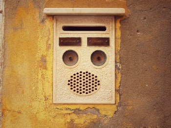 Free Photo of wall, brown, intercom