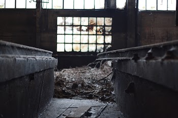 Free Photo of warehouse, windows, old