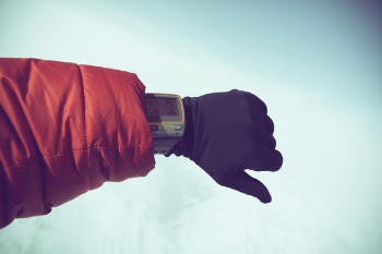 Free Photo of watch, hand, gloves
