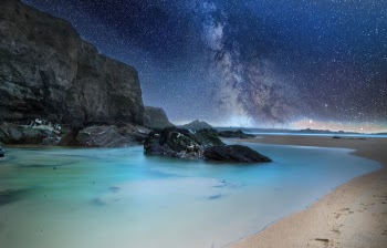 Free Photo of water pool, stars, night