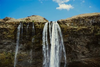 Free Photo of waterfall, nature, rocks