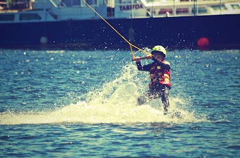 Free Photo of waterskiing, boy, child