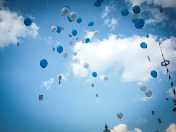 Free Photo of wedding, balloons, sky
