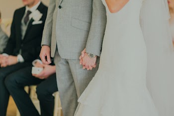 Free Photo of wedding ceremony, bride, groom
