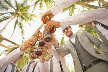 Free Photo of wedding, groomsmen, friends