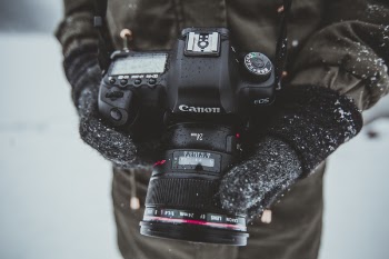 Free Photo of winter, snow, camera