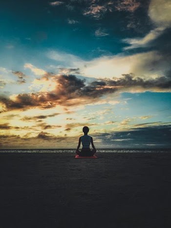Free Photo of woman, beach, yoga