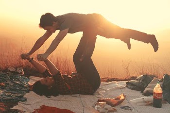 Free Photo of woman, lifting, man