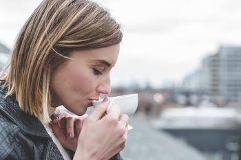 Free Photo of woman, sipping, tea