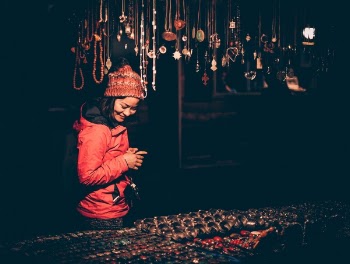 Free Photo of woman, souvenir, shop