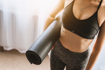 Free Photo of woman, yoga, mat