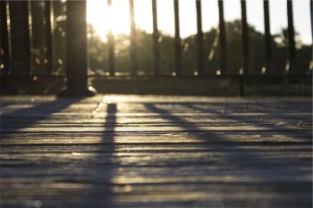 Free Photo of wood, deck, railing