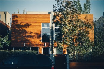 Free Photo of wood paneling, house, windows