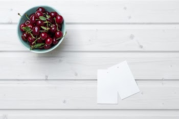 Free Photo of wooden, white, table