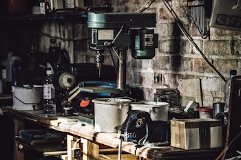 Free Photo of workbench, machinery, tools