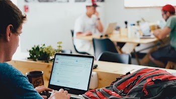 Free Photo of working, chromebook, laptop