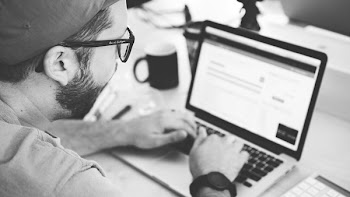 Free Photo of working, macbook pro, glasses