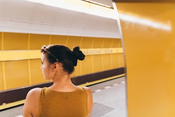 Free Photo of yellow, colorful, metro