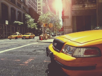Free Photo of yellow, taxis, cabs