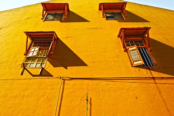 Free Photo of yellow, wall, building