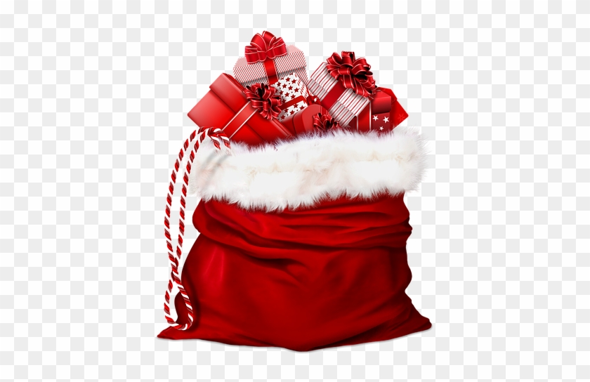 Free Photo Red Christmas Santa Claus Bag Christmas - Santa Claus Bag