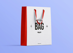 Free Photorealistic Shopping Bag MockUp PSD bag 