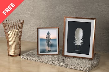 Free Picture Frames Mockup free 