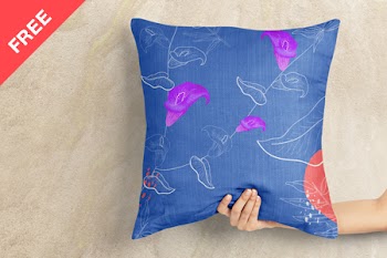 Free Pillow Mockup free 