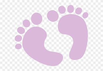 Free Pink Baby Feet Clip Art - Daddy To Be Baby Onesies