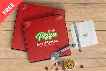 Free Pizza Box Mockup size bore laroea free)   ya me free 